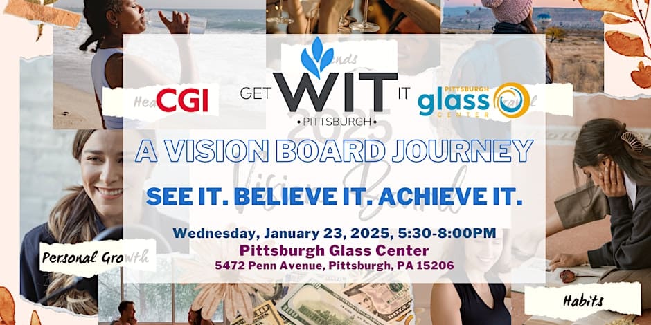 Pittsburgh getWITit: A Vision Board Journey